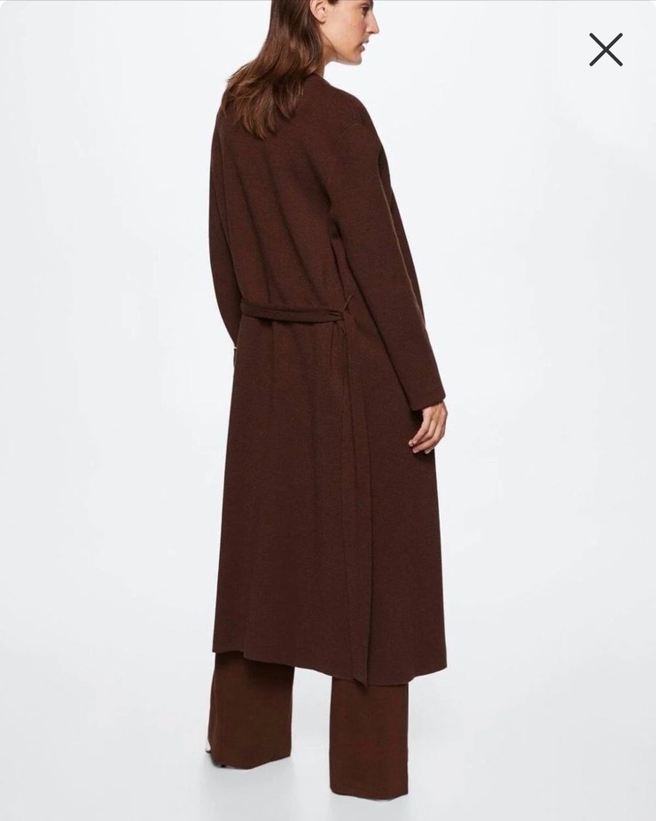 MANGO TRİKO PALTO - Görsel 3