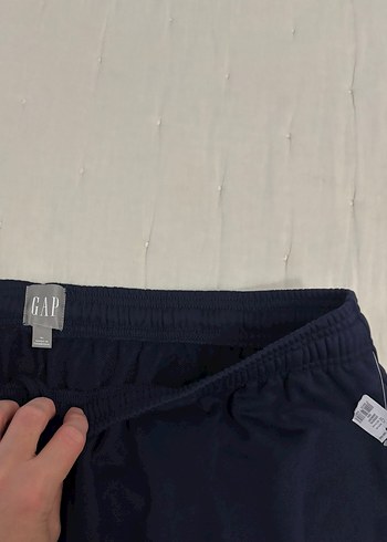 GAP Lacivert Baskılı Rahat Kesim Erkek Eşofman Altı - Görsel 8