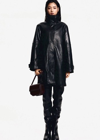 H&M DERİ KABAN - Görsel 3