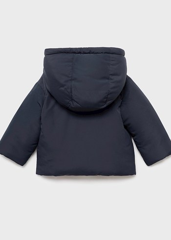 MANGO KAPÜŞONU SUNİ KÜRKLÜ ANORAK - Görsel 3