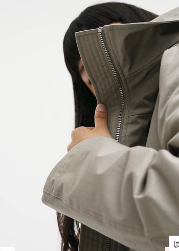 MANGO KÜRK YAKALI MİDİ PARKA - Görsel 5