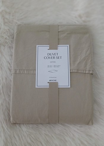 H&M PAMUKLU ÇİFT KİŞİLİK/BATTAL BOY NEVRESİM TAKIMI - Görsel 5