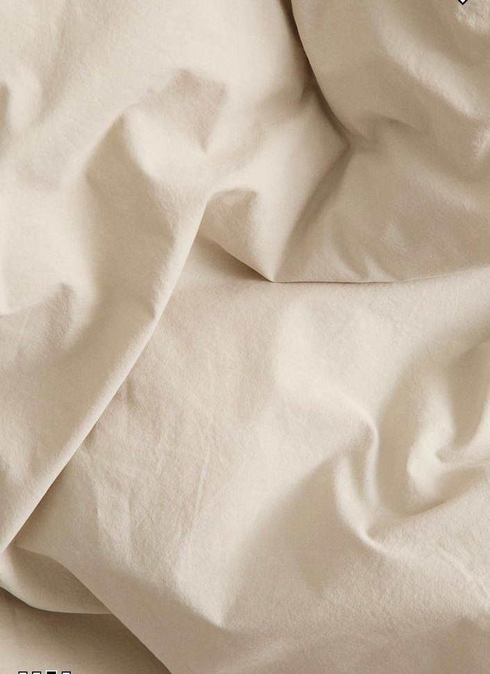 H&M PAMUKLU ÇİFT KİŞİLİK/BATTAL BOY NEVRESİM TAKIMI - Görsel 3