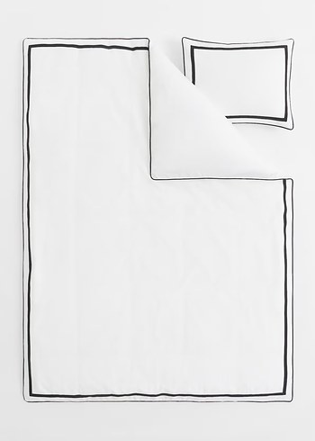 H&M MISIR PAMUKLU TEK KİŞİLİK NEVRESİM TAKIMI - Görsel 3