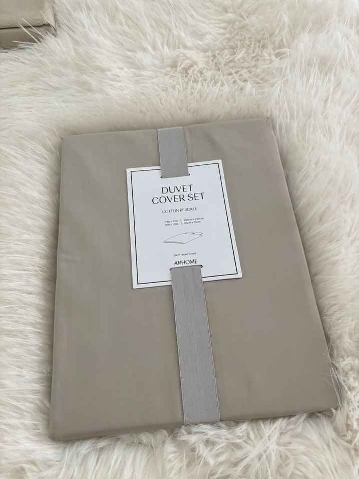 H&M ÇİFT KİŞİLİK/BATTAL BOY PERKAL NEVRESİM TAKIMI - Görsel 5