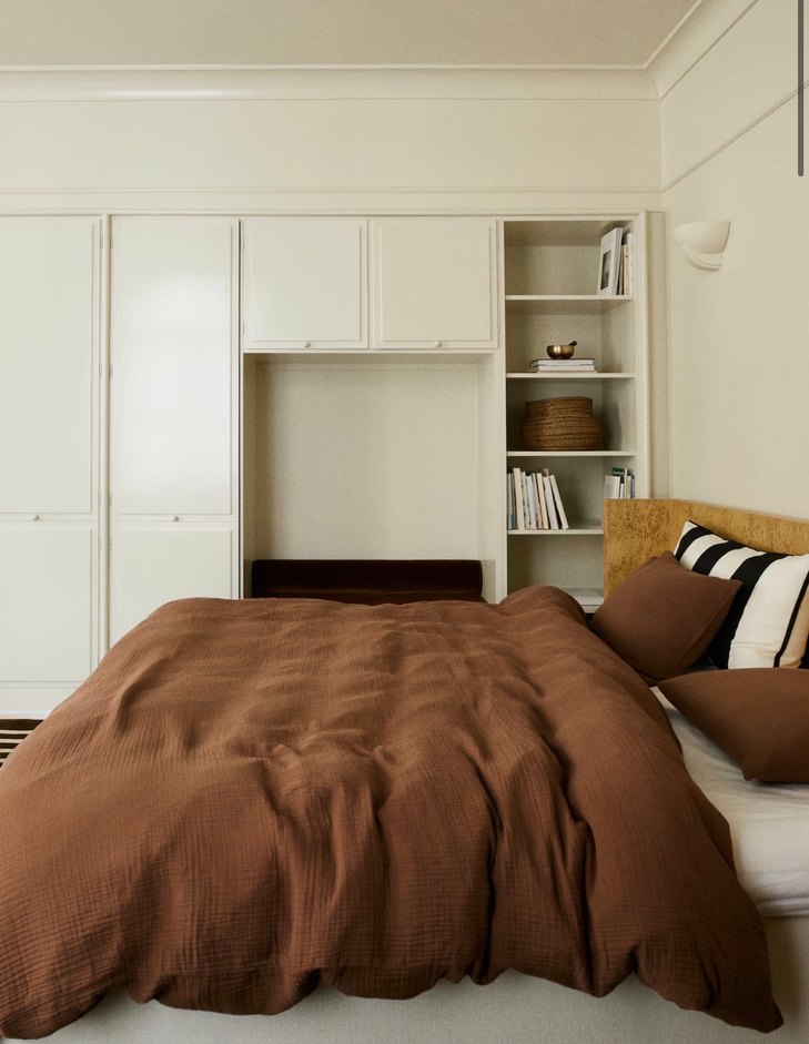 H&M ÇİFT KİŞİLİK/BATTAL BOY MUSLİN NEVRESİM TAKIMI - Görsel 2