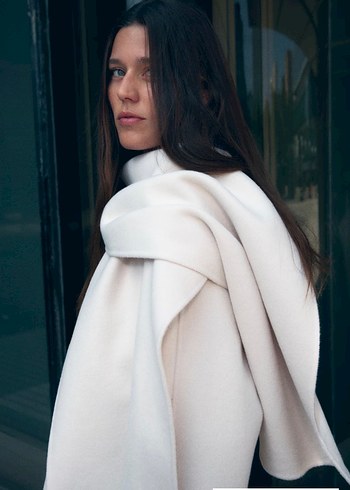 H&M YÜN KARIŞIMLI EL YAPIMI KABAN - Görsel 4