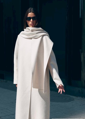 H&M YÜN KARIŞIMLI EL YAPIMI KABAN - Görsel 3