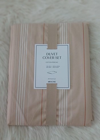 H&M ÇİFT KİŞİLİK/BATTAL BOY PERKAL NEVRESİM TAKIMI - Görsel 4