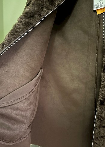 H&M KAPÜŞONLU PELÜŞ CEKET - Görsel 7