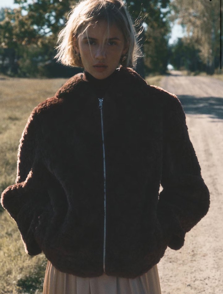 H&M KAPÜŞONLU PELÜŞ CEKET - Görsel 2