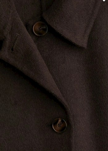 H&M YÜN KARIŞIMLI EL YAPIMI KABAN - Görsel 5