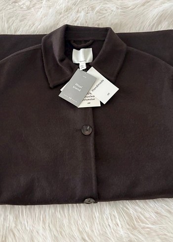 H&M YÜN KARIŞIMLI EL YAPIMI KABAN - Görsel 6