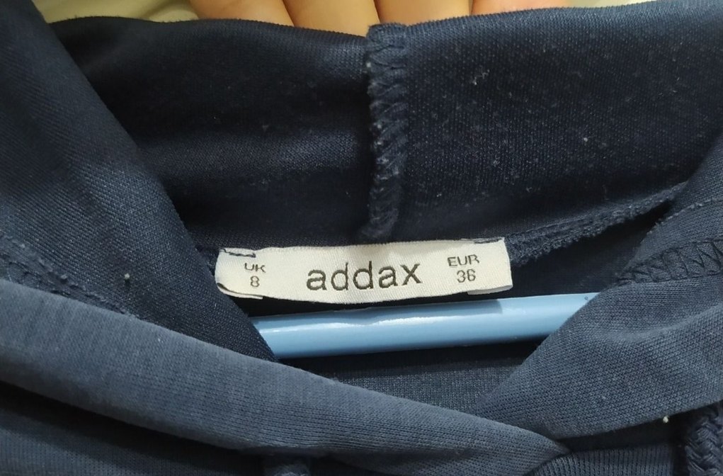 Kadın Lacivert Kapüşonlu addax marka Sweatshirt - Görsel 2