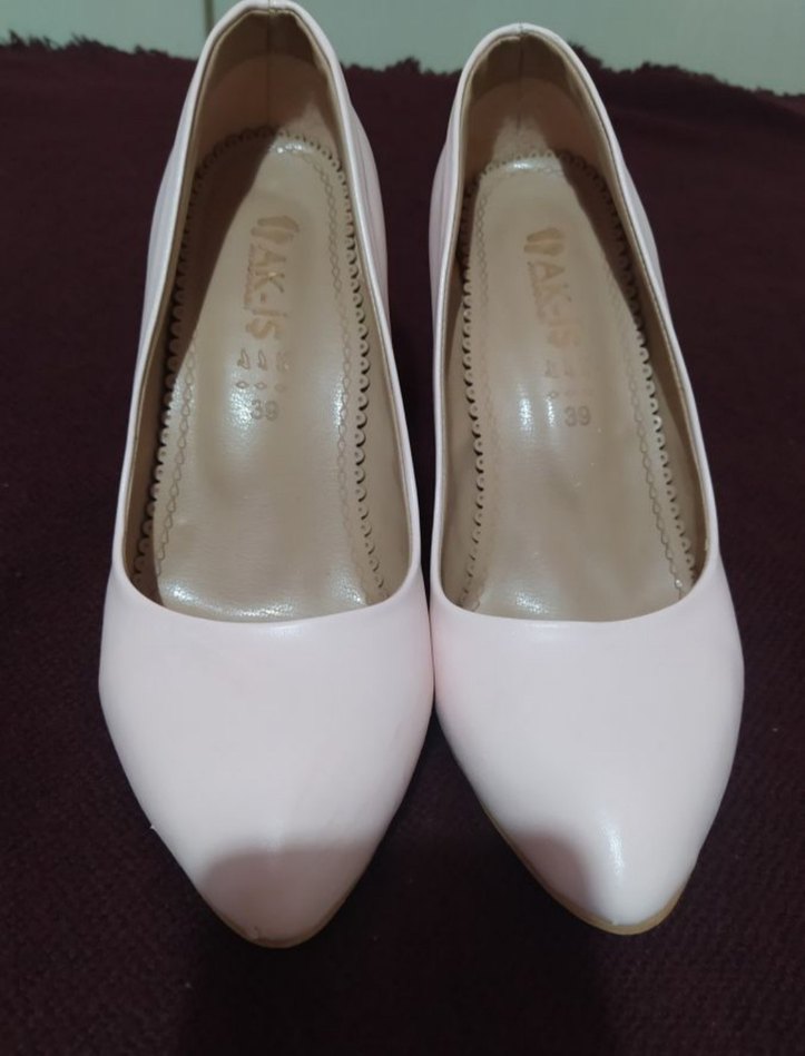 Pembe Blok Topuklu Kadın Stiletto - Görsel 3