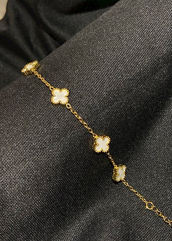 Gold Yonca Bileklik - Görsel 2