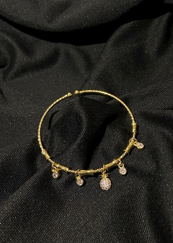 Gold Taşlı kelepçe - Görsel 2