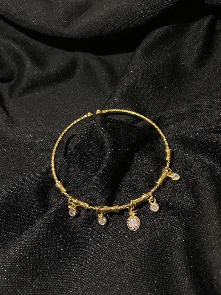 Gold Taşlı kelepçe - Görsel 2