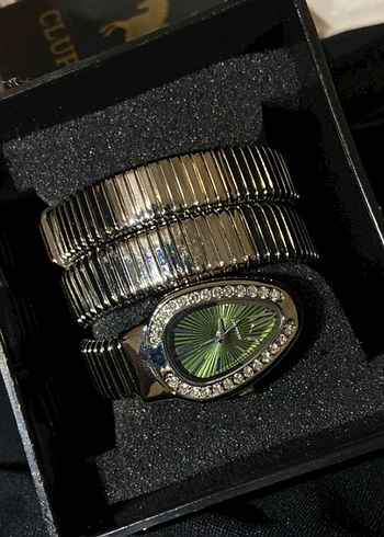 Yılan Model Silver saat - Görsel 2