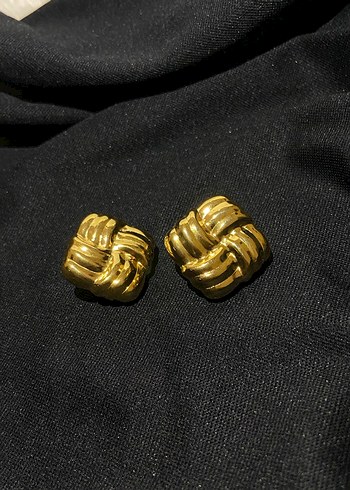 Gold Küpe - Görsel 2