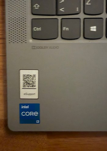 Lenovo Lacivert Laptop - Görsel 4