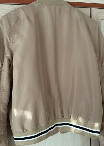 Bej bomber ceket - Görsel 4