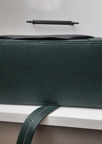 Koyu Yeşil Kadın Kol Çantası - Görsel 4