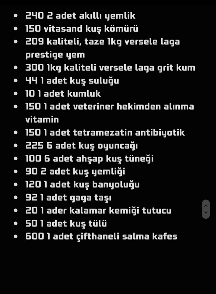 Kuş Bakım Seti - Görsel 3