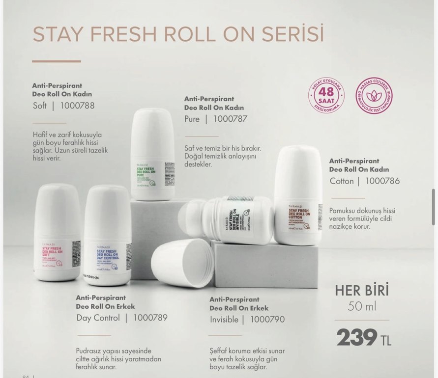 Farmasi Rollon Kadın Anti-Perspirant - Görsel 2