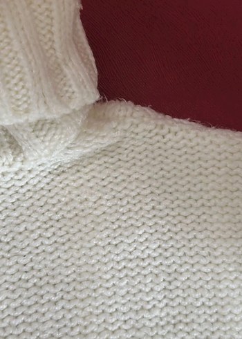 Lcw Beyaz Boğazlı Kazak - Görsel 5