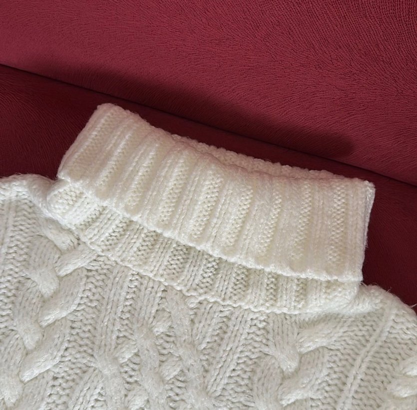 Lcw Beyaz Boğazlı Kazak - Görsel 3