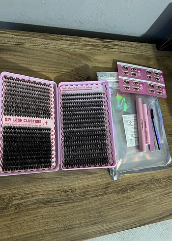 Pembe Takma Kirpik Seti - Görsel 8