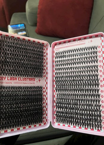 Pembe Takma Kirpik Seti - Görsel 12