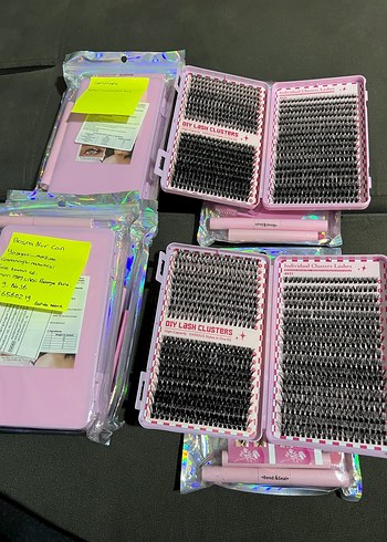 Pembe Takma Kirpik Seti - Görsel 11