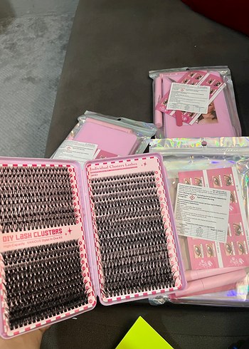 Pembe Takma Kirpik Seti - Görsel 3