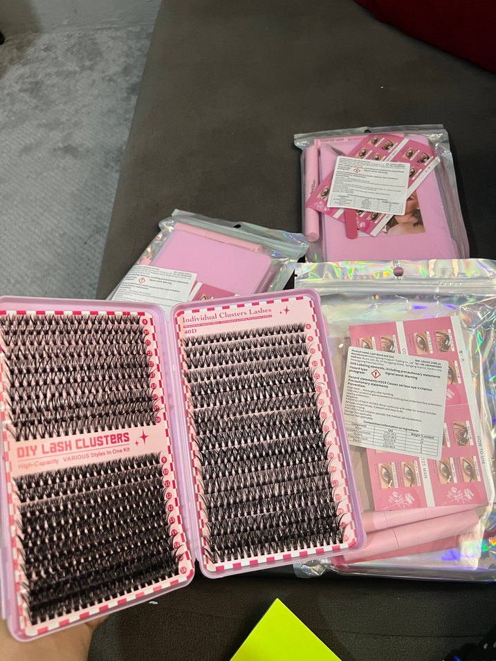 Pembe Takma Kirpik Seti - Görsel 3