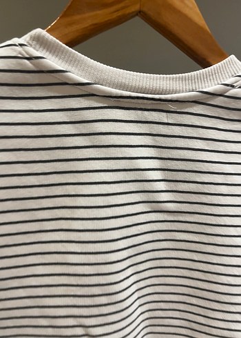 Mavi markaBeyaz Gri Çizgili Kadın Sweatshirt - Görsel 8