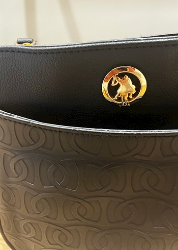 Us Polo Siyah Deri Kadın Çanta - Görsel 3