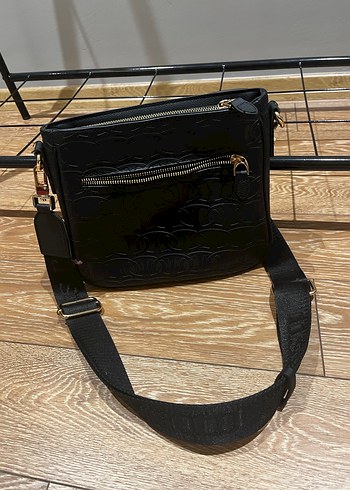 Us Polo Siyah Deri Kadın Çanta - Görsel 4