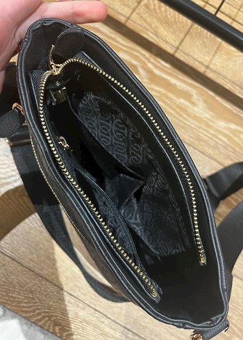 Us Polo Siyah Deri Kadın Çanta - Görsel 13