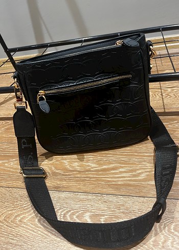 Us Polo Siyah Deri Kadın Çanta - Görsel 10