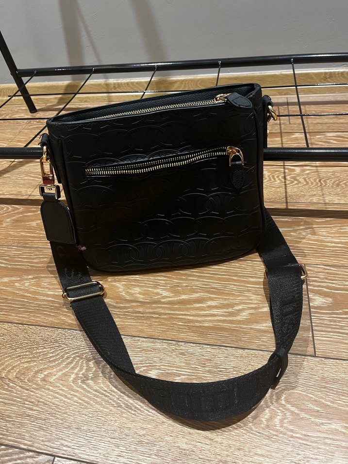 Us Polo Siyah Deri Kadın Çanta - Görsel 4