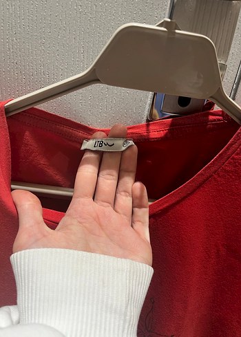 Ltb Kısa Kollu Baskılı Kırmızı Kadın Tişört - Görsel 3