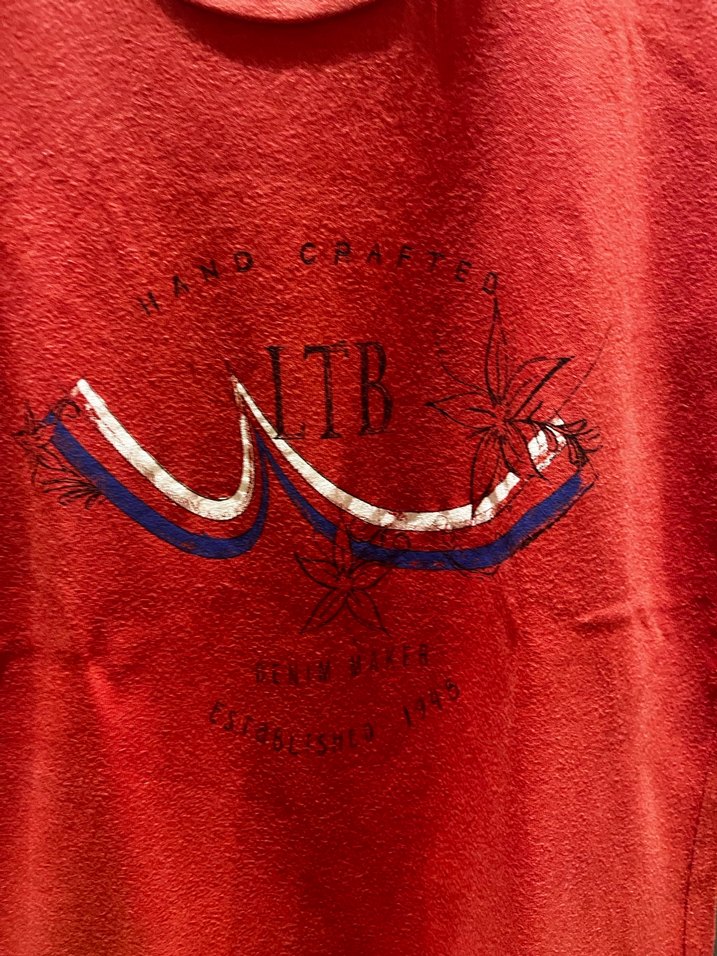 Ltb Kısa Kollu Baskılı Kırmızı Kadın Tişört - Görsel 4