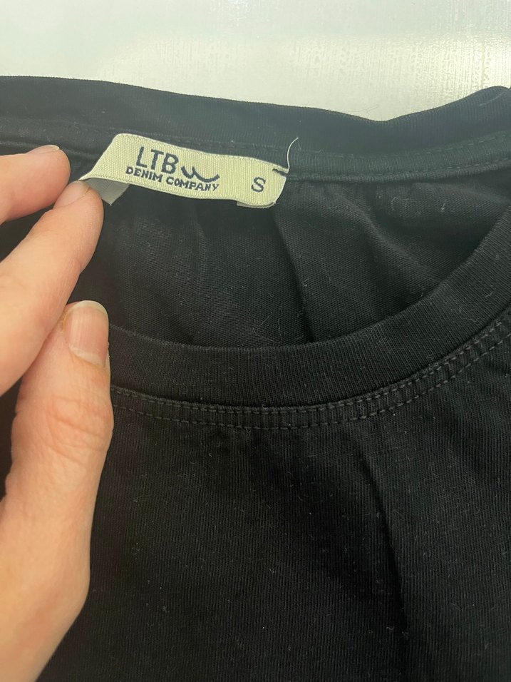 Ltb marka Siyah Baskılı  Kadın Tişört - Görsel 5