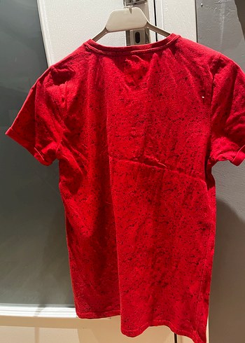 Kırmızı Baskılı Erkek Tişört LCW - Görsel 7