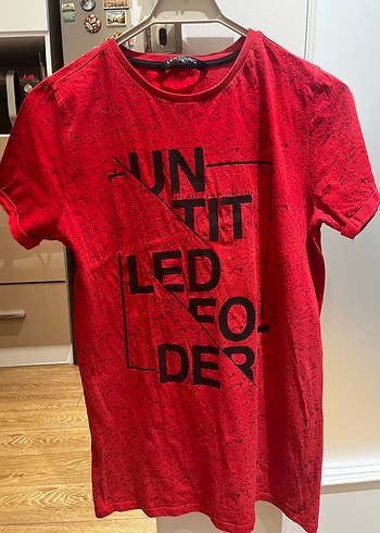 Kırmızı Baskılı Erkek Tişört LCW - Görsel 3