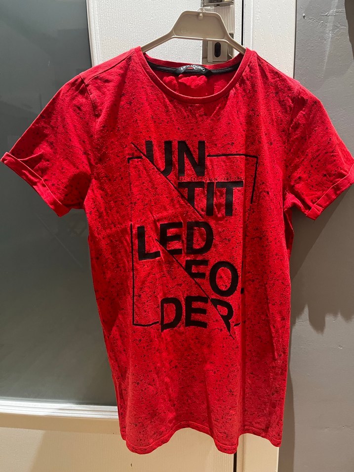 Kırmızı Baskılı Erkek Tişört LCW - Görsel 5