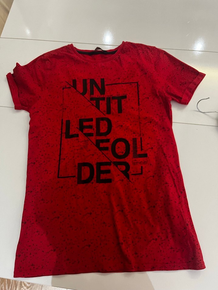 Kırmızı Baskılı Erkek Tişört LCW - Görsel 2