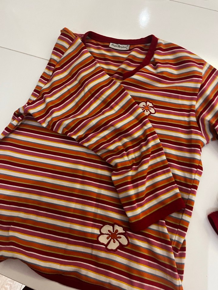 Çocuk pijama.Style Senfoni Çiçek Detaylı Uzun Kollu çocuk pijama - Görsel 4